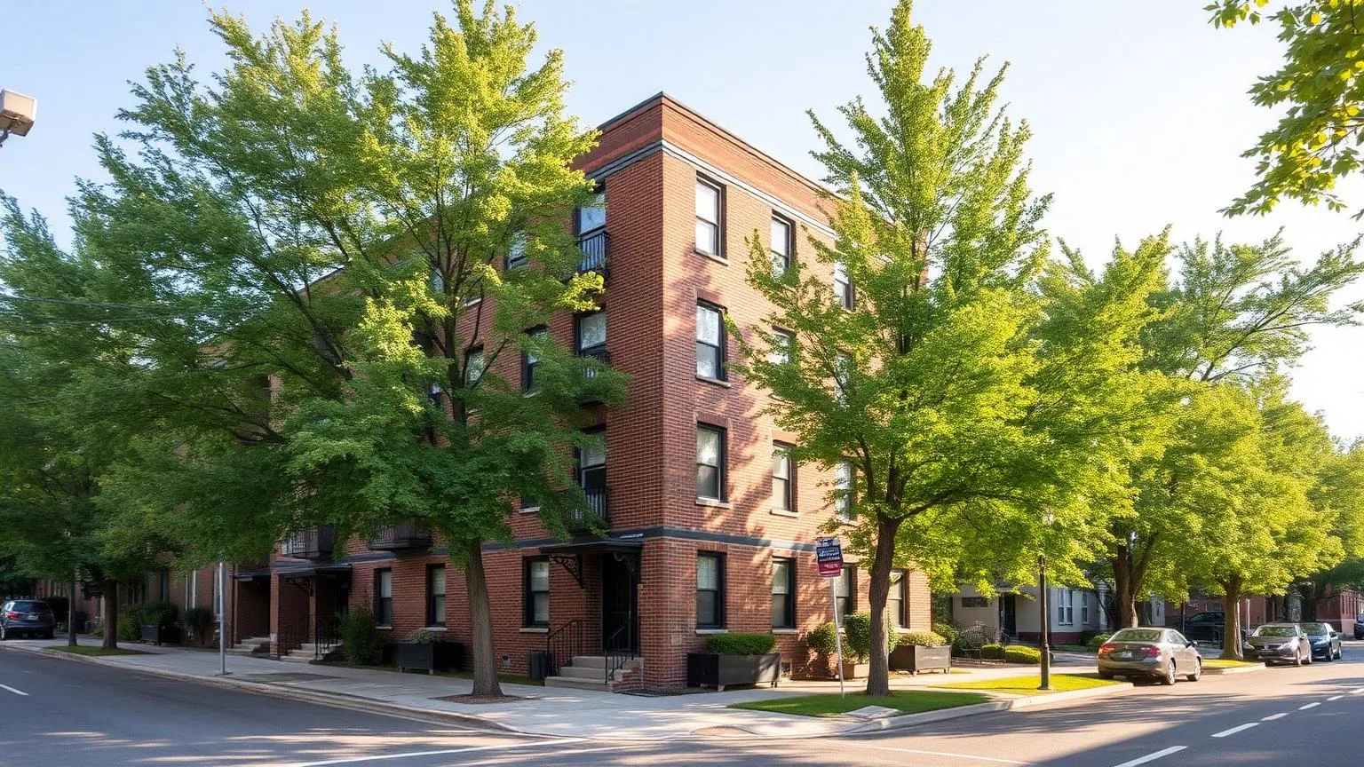 Small multifamily apartment building