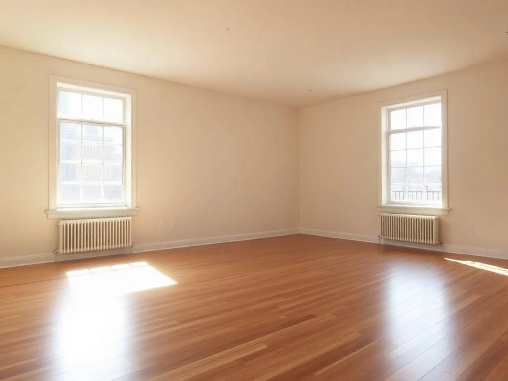 Empty apartment after tenant moved out