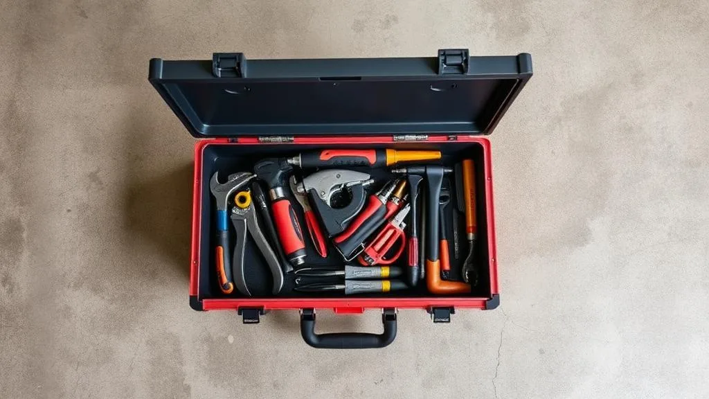 Maintenance tools organized