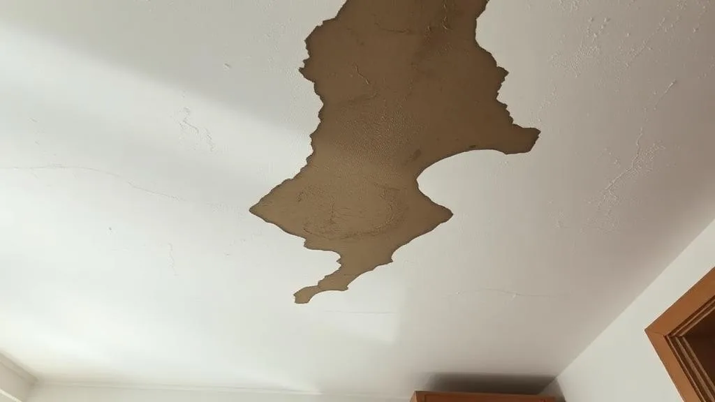 Water damage from delayed maintenance